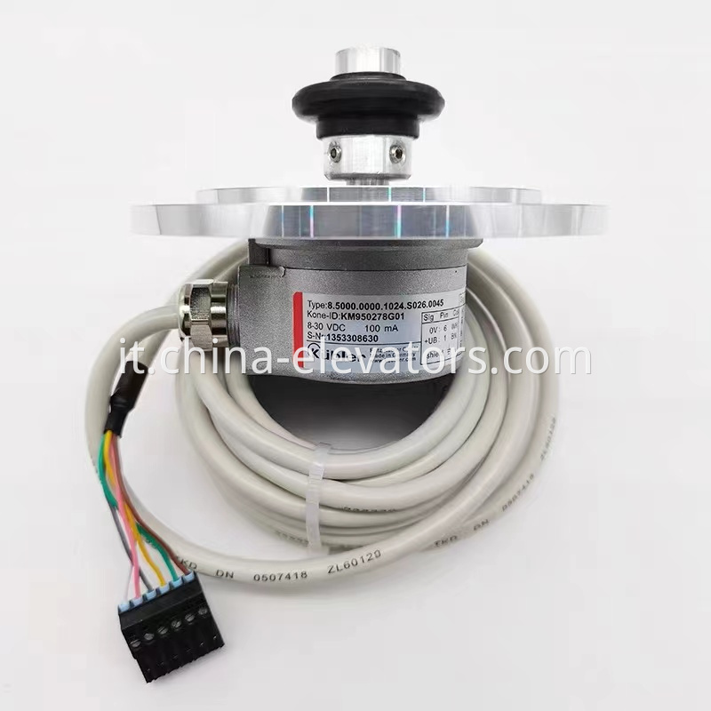 KONE Elevator Rotary Encoder KM950278G01, with 4.5m cable